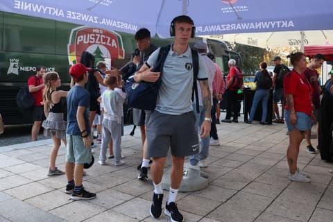 Football. Betclic 1 Liga. Polonia Warszawa - Puszcza Niepolomice. 20.09.2025