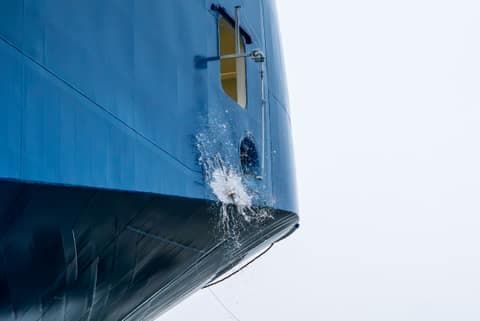 Christening of the new ferry Jantar Unity. Szczecin. 17.01.2026
