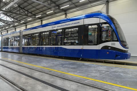 Official Opening of Tram Service Station in Nowa Huta. Krakow. 21.10.2025