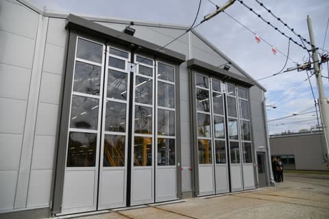 Official Opening of Tram Service Station in Nowa Huta. Krakow. 21.10.2025