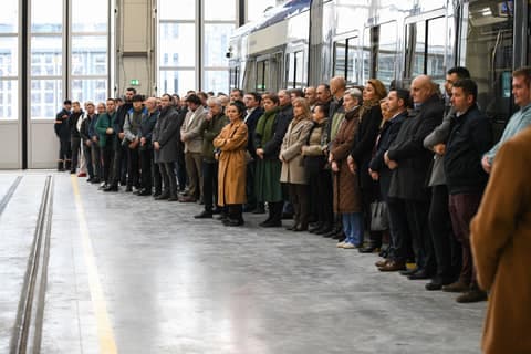Official Opening of Tram Service Station in Nowa Huta. Krakow. 21.10.2025