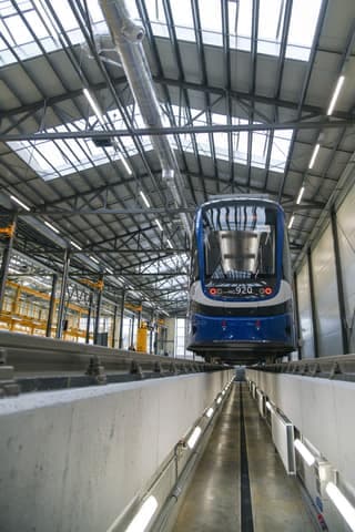 Official Opening of Tram Service Station in Nowa Huta. Krakow. 21.10.2025
