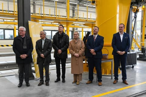 Official Opening of Tram Service Station in Nowa Huta. Krakow. 21.10.2025