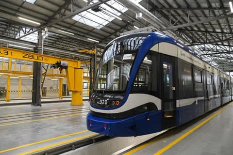 Official Opening of Tram Service Station in Nowa Huta. Krakow. 21.10.2025