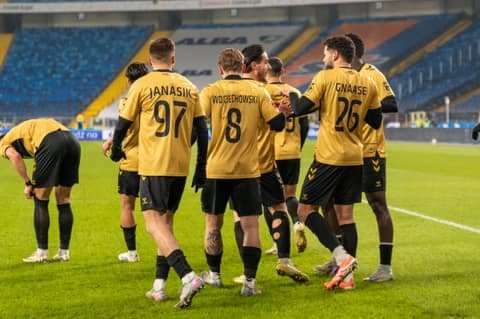 Football. Betclic I Liga. Ruch Chorzow - Polonia Warszawa. 21.02.2026