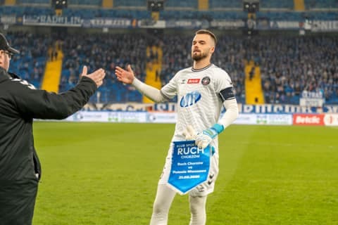 Football. Betclic I Liga. Ruch Chorzow - Polonia Warszawa. 21.02.2026