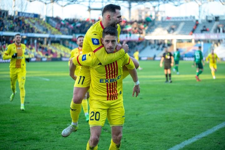 Football. PKO BP Ekstraklasa. Korona Kielce - Slask Wroclaw. 22.02.2025
