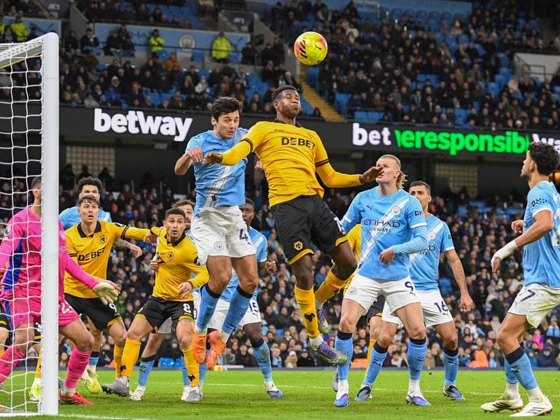 Football. Premier League. Manchester City - Wolverhampton Wanderers. 24.01.2026