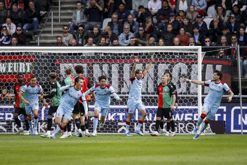 Football. Eredivisie. NEC - Feyenoord. 12.04.2026