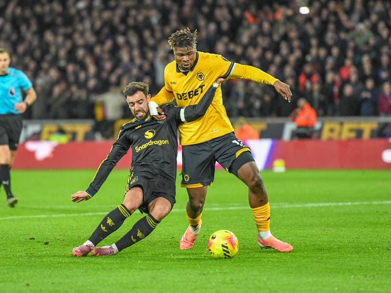 Football. Premier League. Wolverhampton Wanderers - Manchester United. 08.12.2025