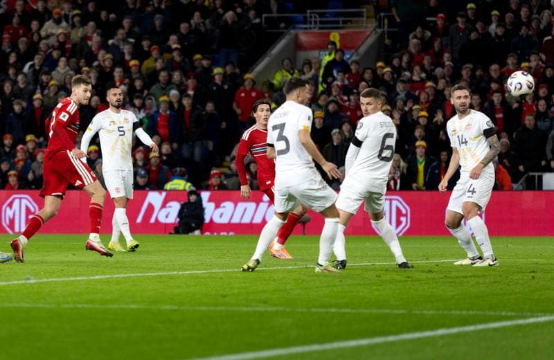 Football. 2026 FIFA World Cup Qualifiers. Wales - North Macedonia. 18.11.2025