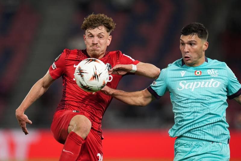 Football. UEFA Europa League. Bologna - Freiburg. 02.10.2025