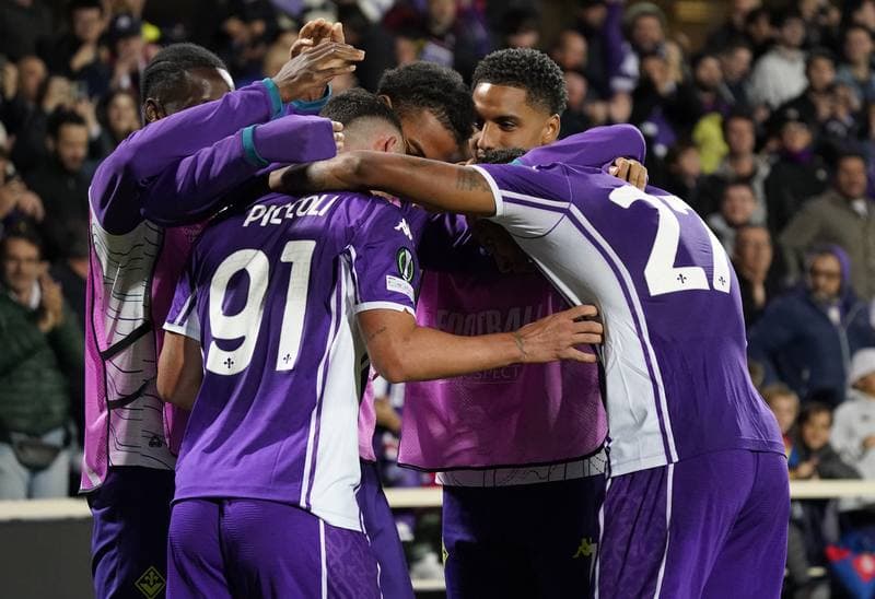 Football. UEFA Europa Conference League. Fiorentina - Sigma. 02.10.2025