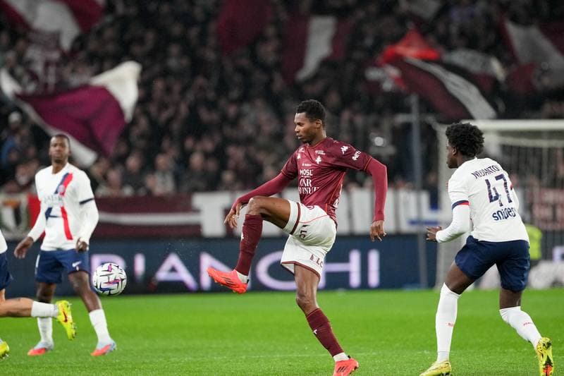 Football. Ligue 1. FC Metz - Paris Saint-Germain. 13.12.2025