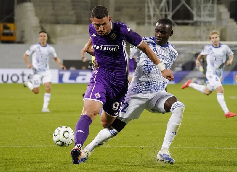 Football. UEFA Europa Conference League. Fiorentina - Sigma. 02.10.2025