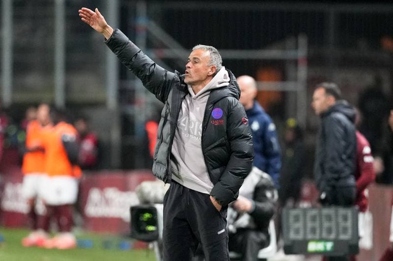 Football. Ligue 1. FC Metz - Paris Saint-Germain. 13.12.2025