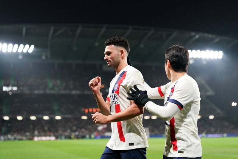Football. Ligue 1. FC Metz - Paris Saint-Germain. 13.12.2025