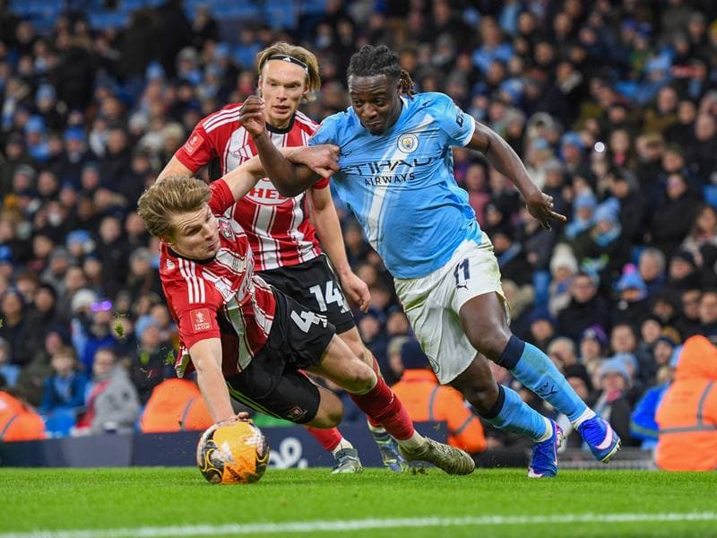 Football. Emirates FA Cup. Manchester City - Exeter City. 10.01.2026