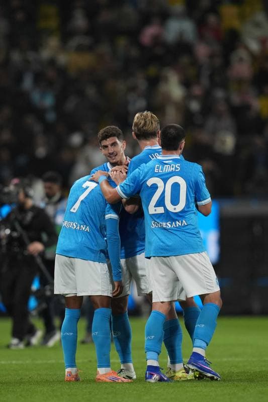 Football. EA Sports FC Supercup. Napoli - Bologna. 22.12.2025