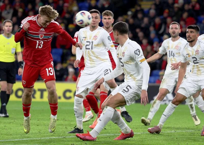 Football. 2026 FIFA World Cup Qualifiers. Wales - North Macedonia. 18.11.2025