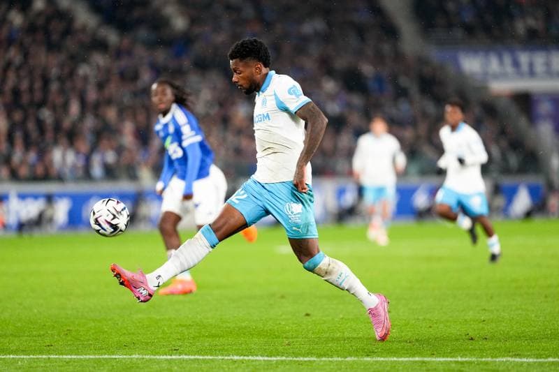 Football. Ligue 1. RC Strasbourg Alsace - Olympique de Marseille. 26.09.2025