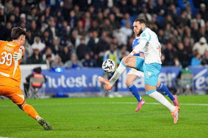 Football. Ligue 1. RC Strasbourg Alsace - Olympique de Marseille. 26.09.2025