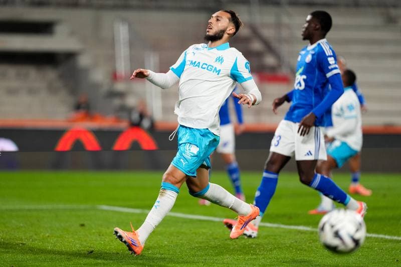 Football. Ligue 1. RC Strasbourg Alsace - Olympique de Marseille. 26.09.2025