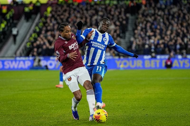 Football. Premier League. West Ham United - Brighton & Hove Albion. 30.12.2025