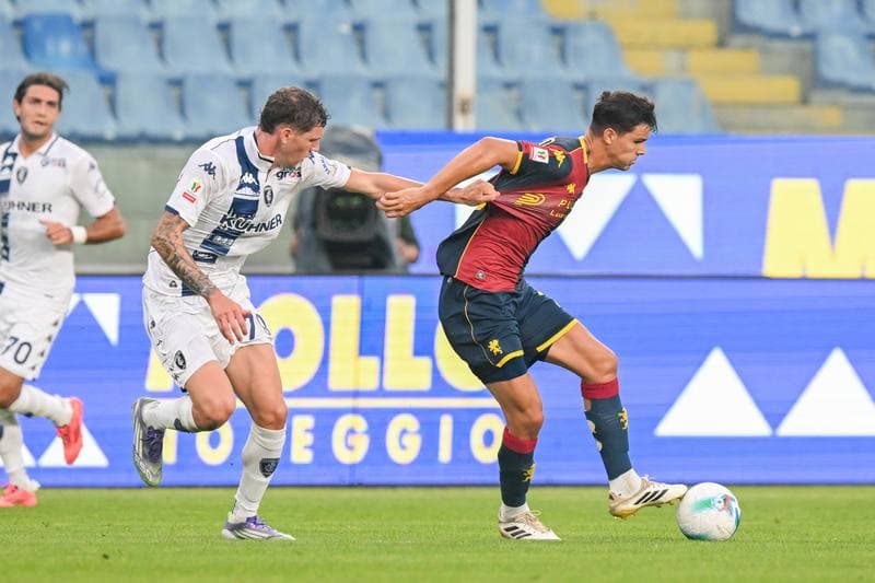 Football. Coppa Italia Frecciarossa. Genoa - Empoli. 25.09.2025