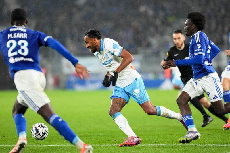Football. Ligue 1. RC Strasbourg Alsace - Olympique de Marseille. 26.09.2025