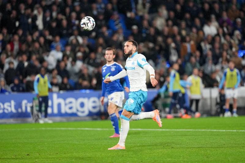 Football. Ligue 1. RC Strasbourg Alsace - Olympique de Marseille. 26.09.2025