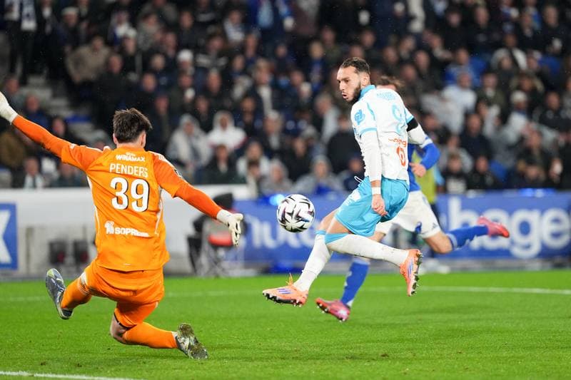 Football. Ligue 1. RC Strasbourg Alsace - Olympique de Marseille. 26.09.2025