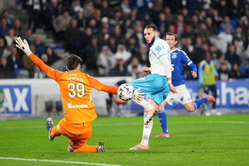 Football. Ligue 1. RC Strasbourg Alsace - Olympique de Marseille. 26.09.2025