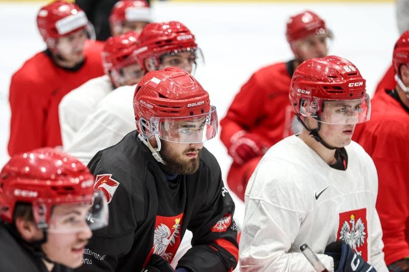 Ice Hockey. Poland national team. Training. 04.11.2025