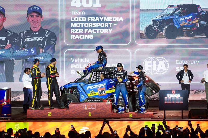 Motorsport. Dakar Rally. Prize Giving Ceremony. 17.01.2026