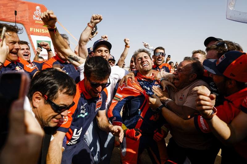 Motorsport. Dakar Rally. Finish. 17.01.2026
