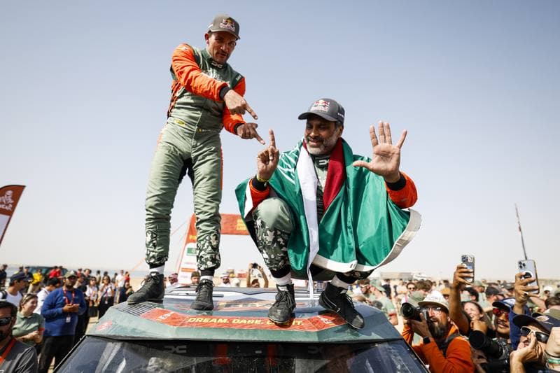 Motorsport. Dakar Rally. Finish. 17.01.2026