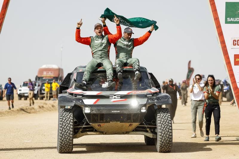 Motorsport. Dakar Rally. Finish. 17.01.2026