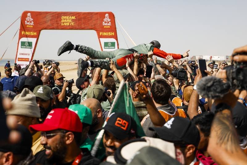 Motorsport. Dakar Rally. Finish. 17.01.2026