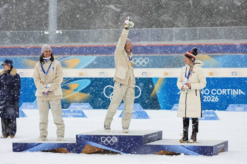 Biathlon. Olympic Winter Games Milano-Cortina 2026. Women's 12.5km Mass Start. 21.02.2026