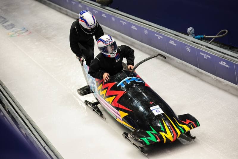 Bobsleigh. XXV Olympic Winter Games. Official Training. 19.02.2026