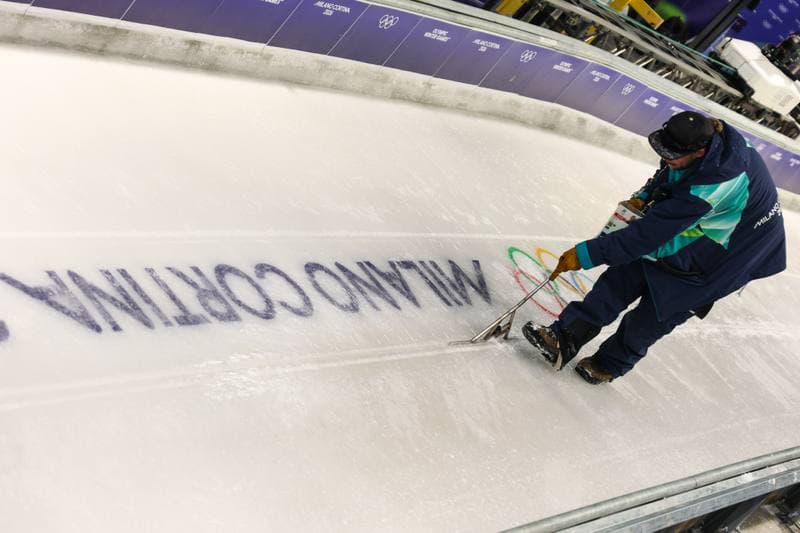 Bobsleigh. XXV Olympic Winter Games. Official Training. 19.02.2026