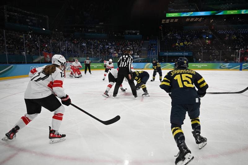 Ice Hockey. Olympic Winter Games Milano-Cortina 2026. Switzerland - Sweden. 19.02.2026