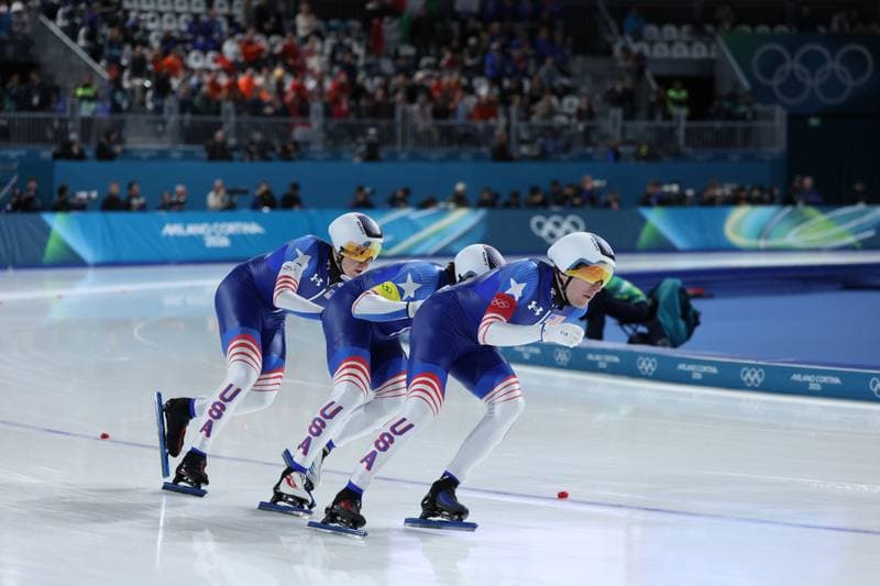 Speed Skating. Olympic Winter Games Milano-Cortina 2026. Women's Team Pursuit. 17.02.2026