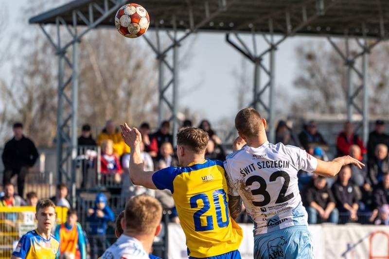 Football. Betclic 2 liga. Swit Szczecin - Unia Skierniewice. 28.02.2026