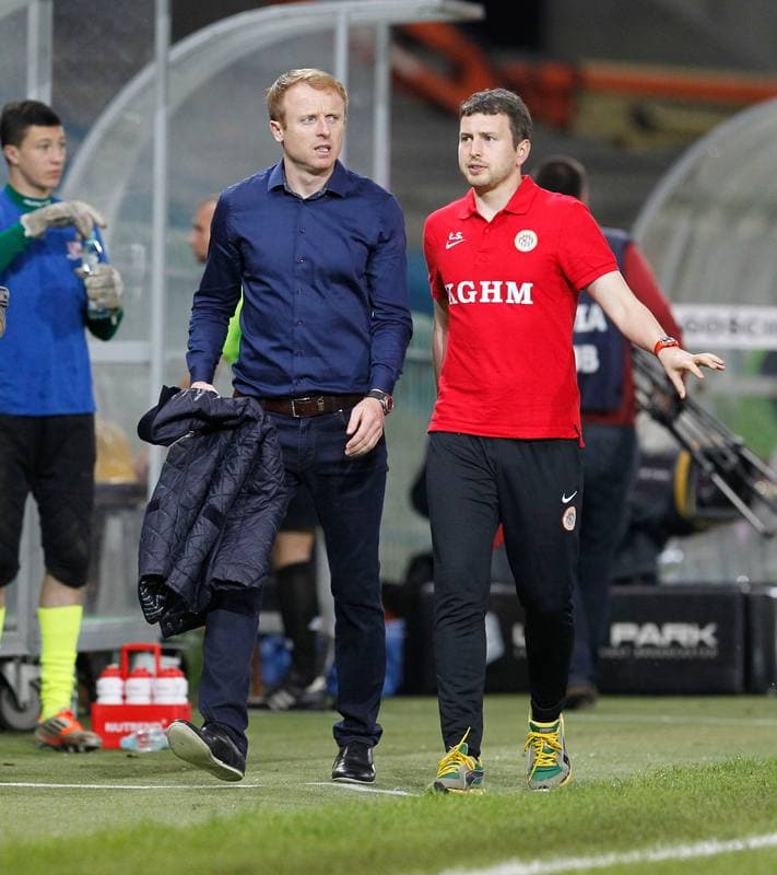 Football. T-Mobile Ekstraklasa. Podbeskidzie Bielsko Biala - Zaglebie Lubin. 27.05.2014