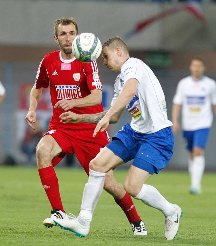 Football. T-Mobile Ekstraklasa. Piast Gliwice - Podbeskidzie Bielsko Biala. 31.05.2014