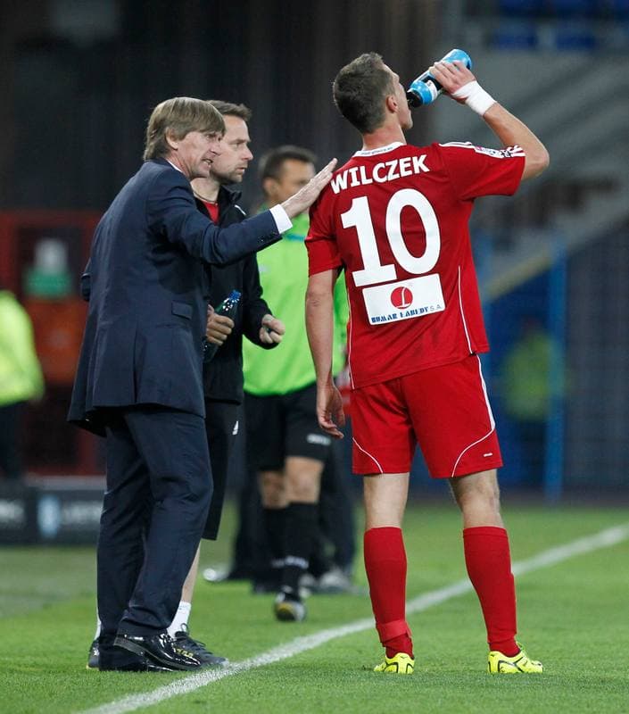 Football. T-Mobile Ekstraklasa. Piast Gliwice - Podbeskidzie Bielsko Biala. 31.05.2014