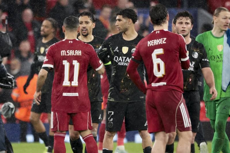 Football. UEFA Champions League. Liverpool - Paris Saint-Germain. 14.04.2026