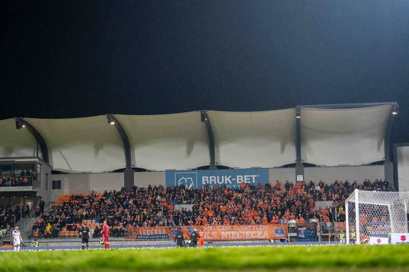 Football. Betlic I Liga. Wisla Krakow - Bruk-Bet Termalica Nieciecza. 25.04.2025